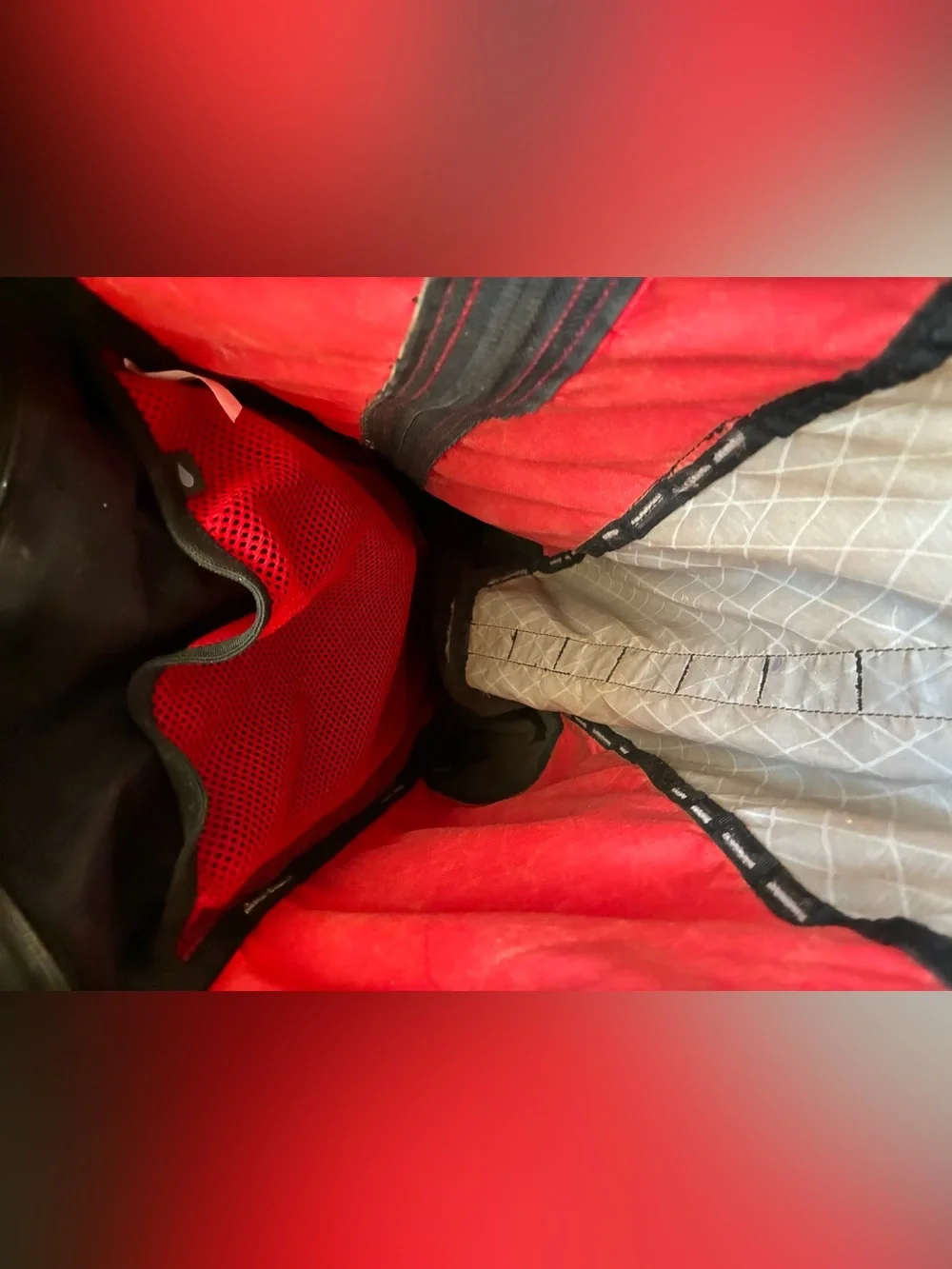REI Talus 35 Red Black Backpack Hiking Overnight Camping Framed Multi Clipped